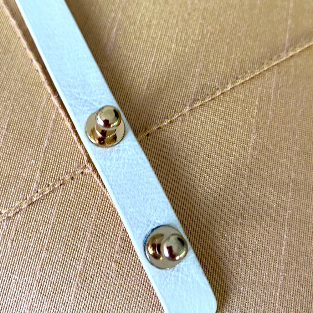 White leather bracelet - Picture 6 of 8